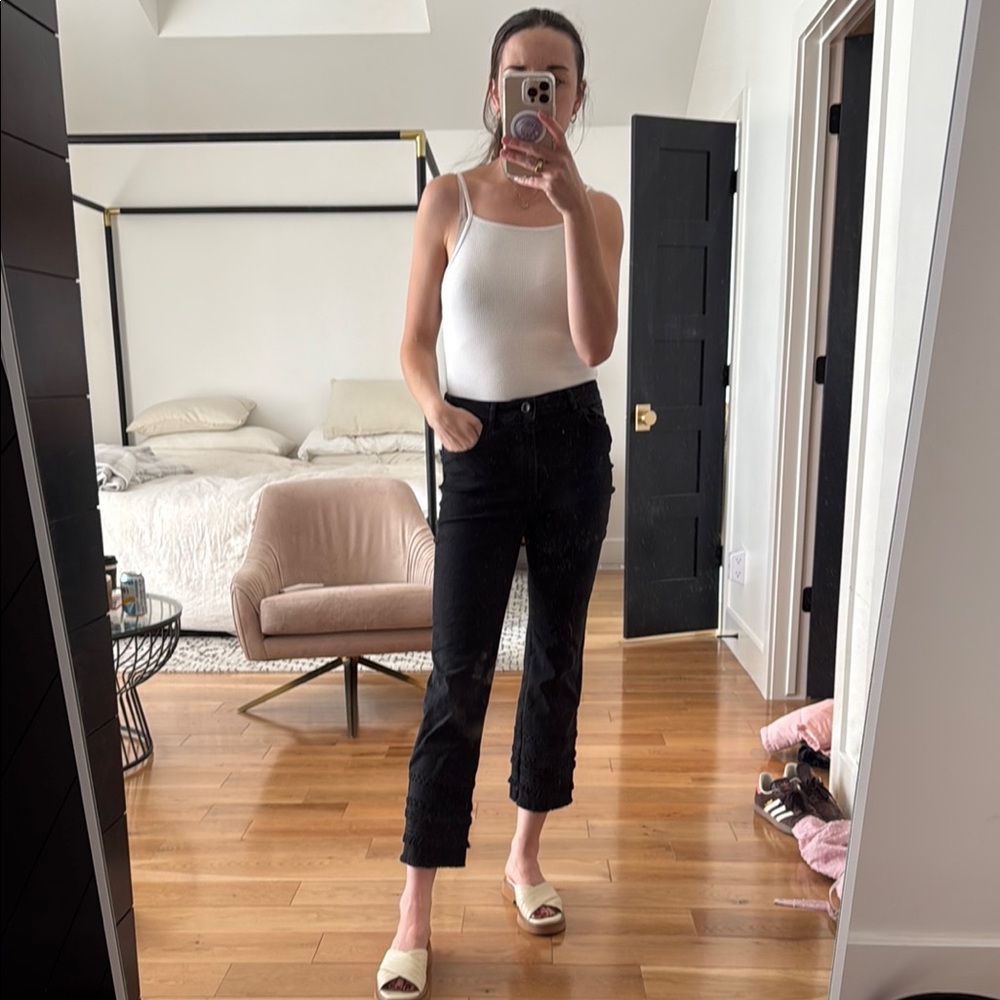 Massimo Dutti Black Denim Jeans